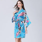 Femme Bleu Kimono