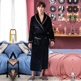 Homme Noir Robe de Chambre