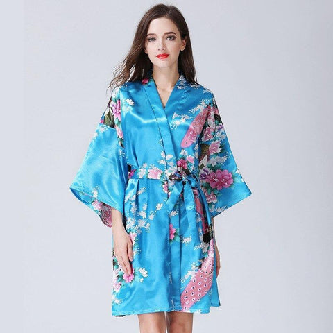 Kimono Femme Bleu