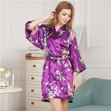 Kimono Femme Mauve