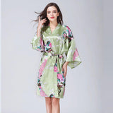 Kimono Femme Vert