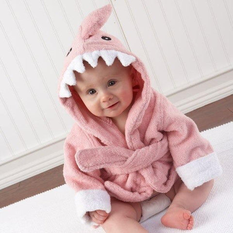 Peignoir Bébé Requin Rose