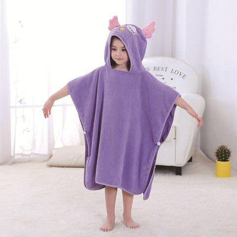 Poncho Fille Hiboux