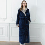 Robe de Chambre Femme Bleu