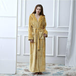 Robe de Chambre Femme Jaune