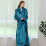 Robe de Chambre Femme Turquoise