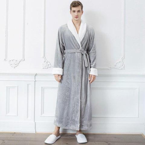 Robe de Chambre Homme Gris